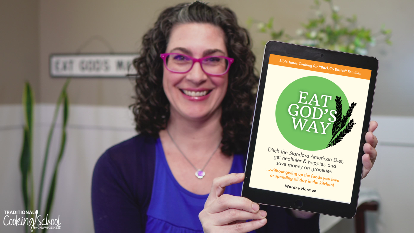 Wardee holding Eat God's Way book