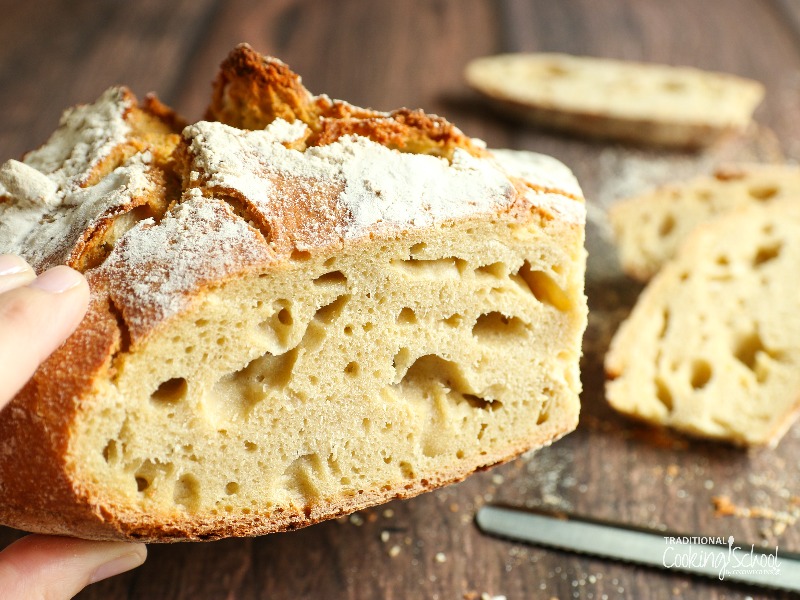 No-Knead Sourdough Bread