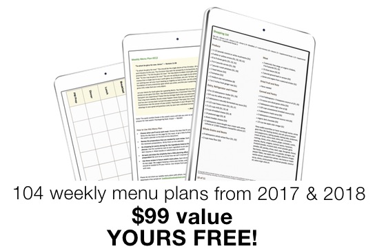 Claim Your Healthy Meal Planning Bundle EXTRA Bonuses!